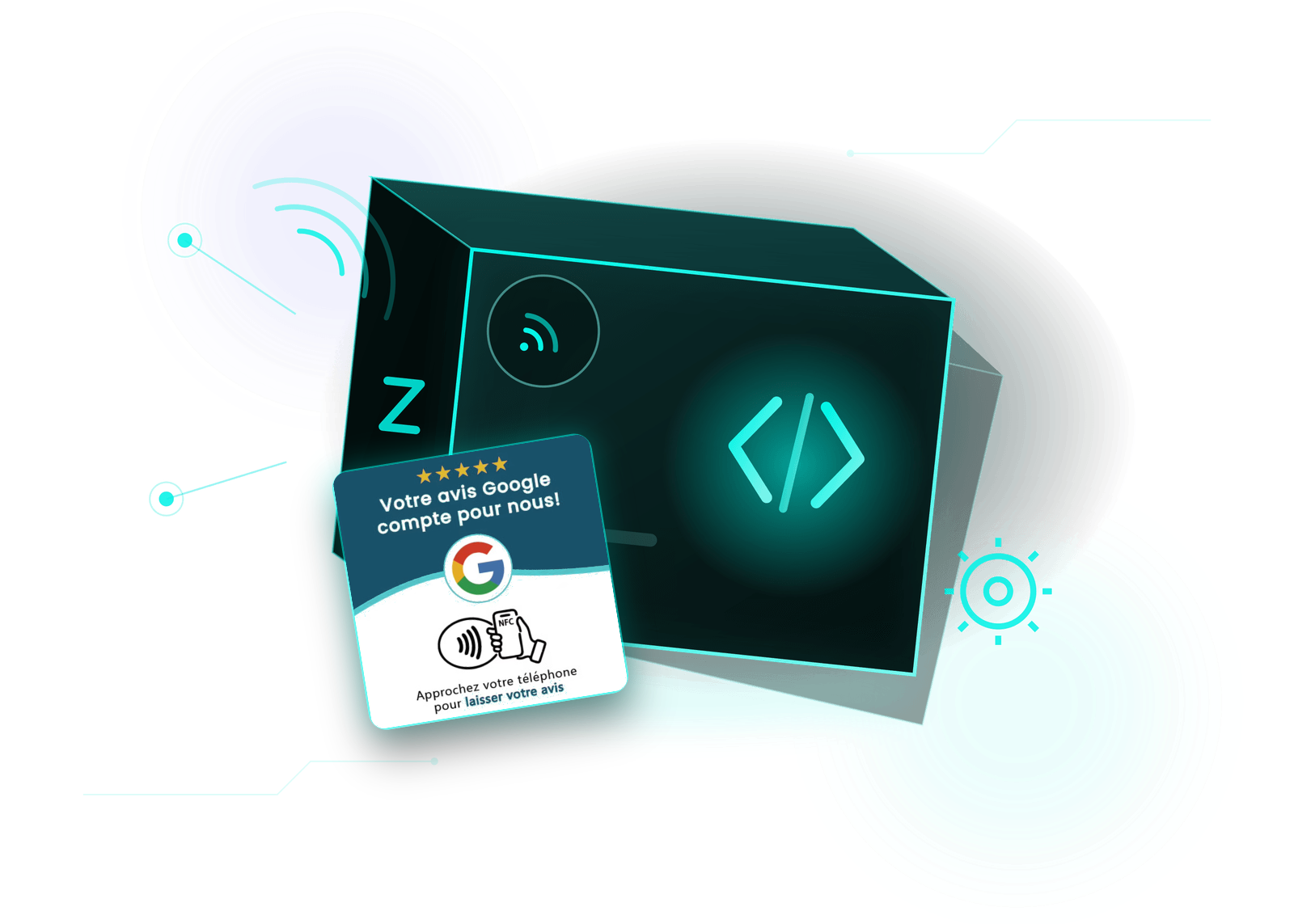 Guide de programmation — Cartes NFC Google Review
